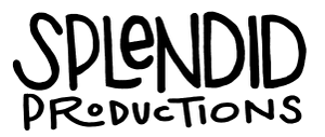 The words Splendid Productions logo appear in black text